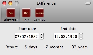 Calendar Calc difference
